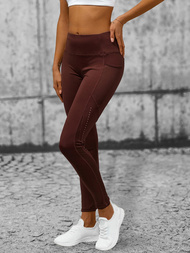 Dámske Legíny Hnedé OZONEE O/YY9282