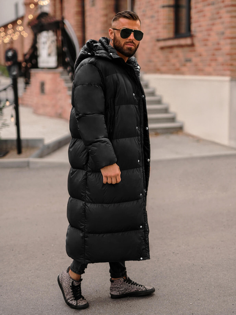 Pánska Bunda Čierna OZONEE O/M3202Z