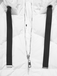 Dámska bunda biela OZONEE JS/5M3163/281Z