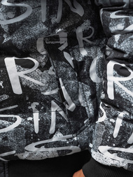 Pánska Bunda Čierno-Biela OZONEE JS/27M8102