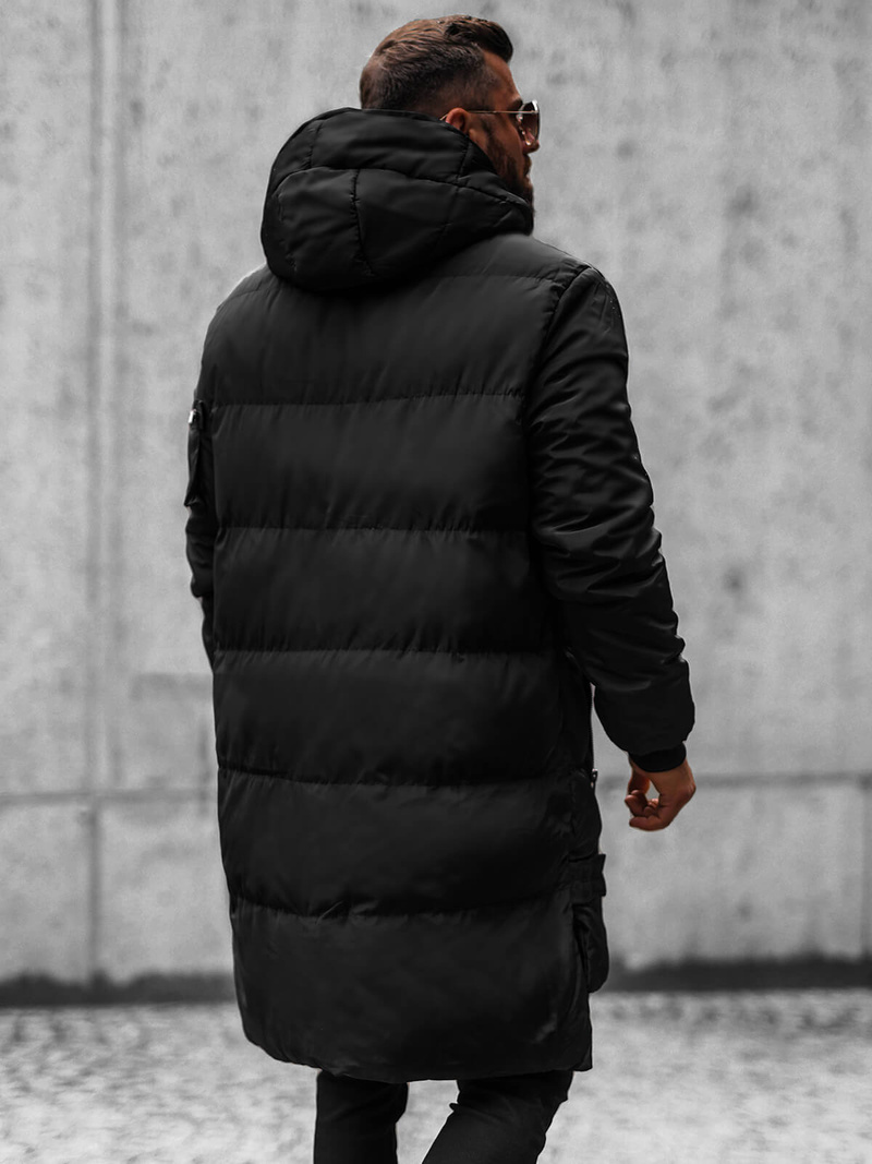 Pánska Bunda Čierna OZONEE O/M799