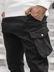 Pánske jogger nohavice Čierne OZONEE A/705