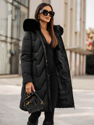 Dámska bunda čierna OZONEE JS/16M9202/392