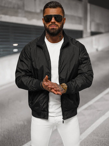 Pánska Bunda Čierna OZONEE JS/5M3212/392