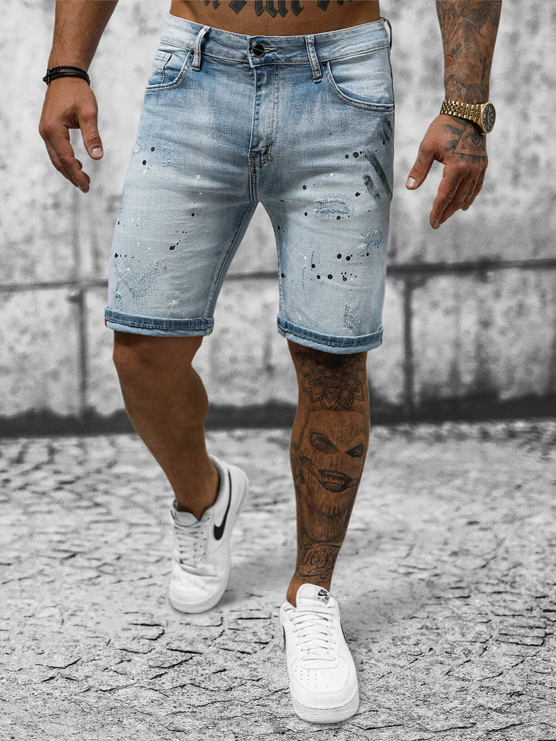 Pánske Kraťasy Svetlo Modré OZONEE NB/MP0262BC