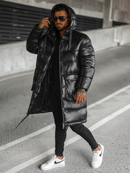 Pánska bunda čierna OZONEE O/M3205Z