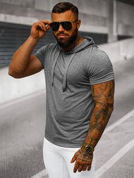 Pánske Tričko Grafitové OZONEE JS/8T89/5