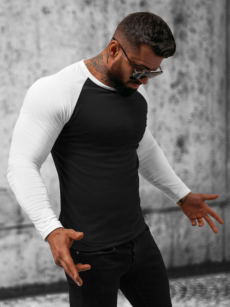 Pánsky Nátielník Čierno-Bielé OZONEE O/B261