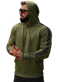 Pánska Mikina Khaki OZONEE O/8B153/29