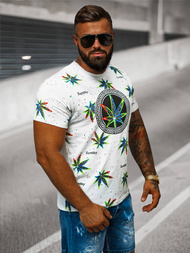 Pánske Tričko Biele OZONEE O/T136/1