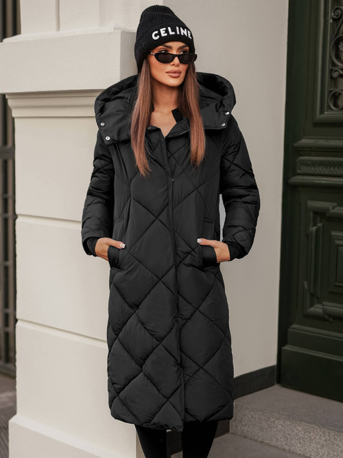 Dámska bunda čierna OZONEE JS/5M3173/392Z