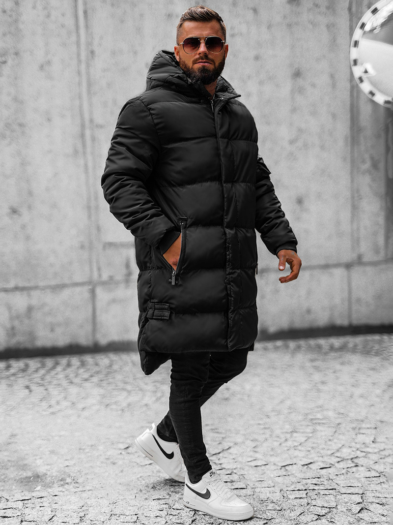 Pánska Bunda Čierna OZONEE O/M799