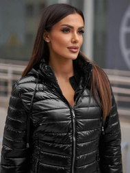 Dámska bunda čierna OZONEE JS/16M9106/392