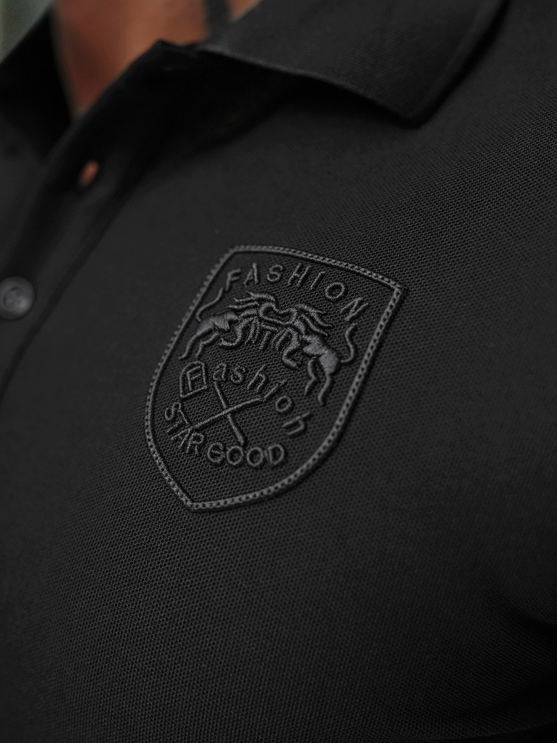 Pánska Polokošeľa Čierné OZONEE NB/MT3142