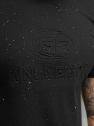 Pánske Tričko Čierne OZONEE O/QQ1390