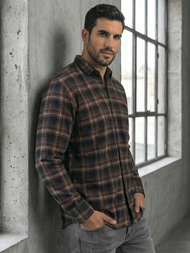 Pánska Košeľa Námornícka Modré OZONEE V/V177Z