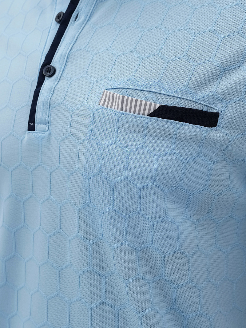 Pánska polokošeľa modrá OZONEE O/QQ923