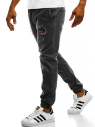 Pánske jogger rifle Grafitové OZONEE OT/2033