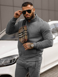 Pánska Tepláková Súprava Grafitová OZONEE JS/68C10385/5Z