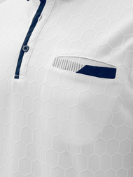 Pánska Polokošeľa Biela OZONEE O/QQ923