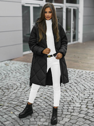 Dámska bunda čierna OZONEE JS/5M3168/392Z