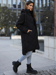 Dámska bunda čierna OZONEE JS/5M3168/392