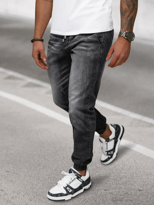 Pánske Jogger Nohavice Čierne OZONEE NB/MP0135N