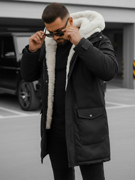 Pánska Zimná Bunda Čierna OZONEE JS/5M120/392Z