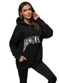 Mikina Čierna OZONEE O/SWE23019Z