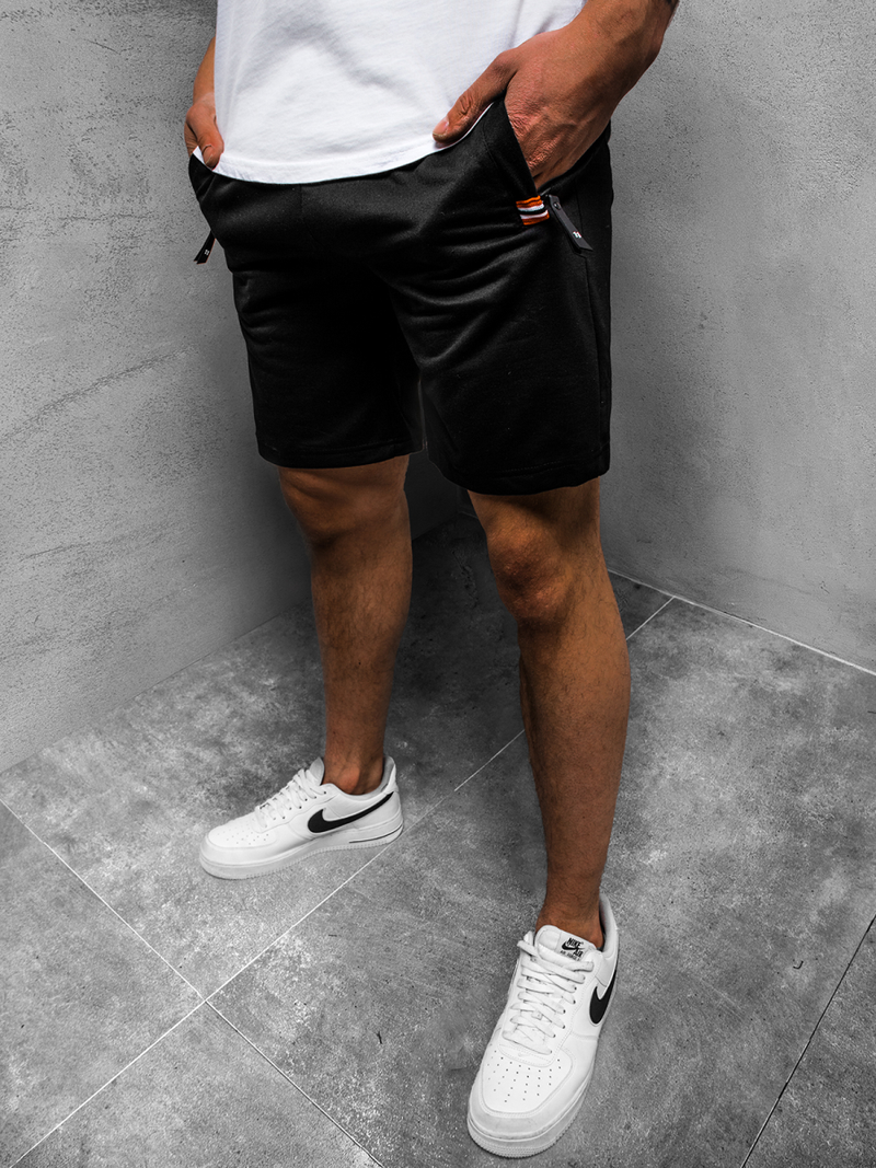 Pánske kraťasy Čierne JS/XW75Z