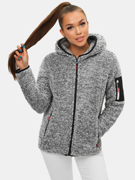 Dámska Bunda Sivá OZONEE JS/KSW7002