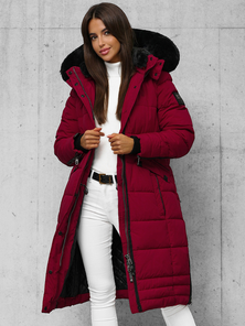 Dámska bunda bordová OZONEE O/W377