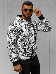 Pánska Mikina Biela OZONEE JS/8B1153/1