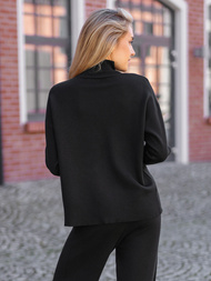 Dámska dvojdielna tepláková súprava čierny OZONEE JS/53C5203/3