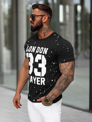 Pánske Tričko Čierne OZONEE JS/8B1388/3