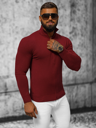 Pánsky Sveter Bordový OZONEE NB/MM6004/7Z