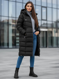 Dámska bunda čierna OZONEE JS/M736/392Z