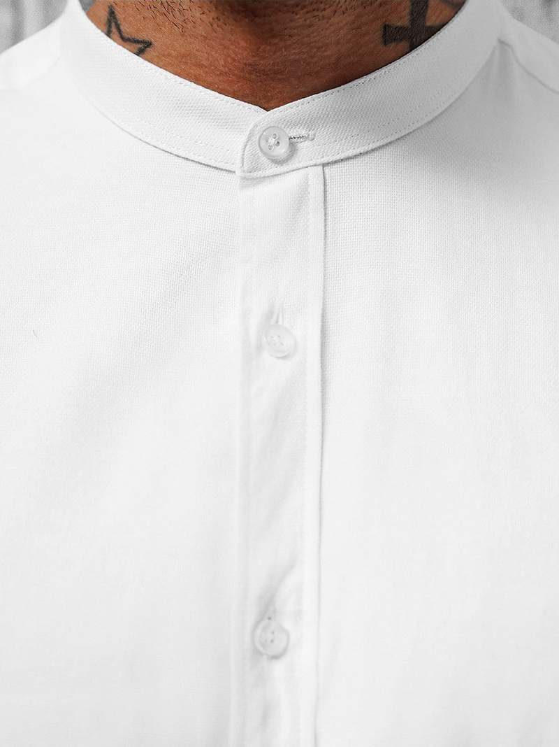 Pánska košeľa biela OZONEE O/V07