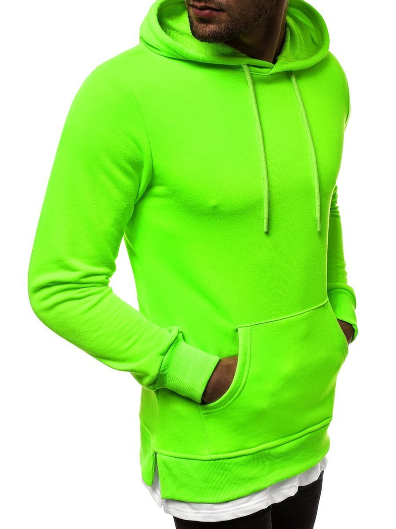 Pánska Mikina zelená neón OZONEE MACH/3120