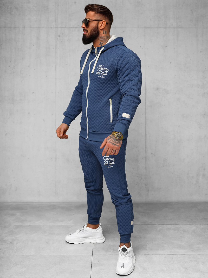 Pánska Tepláková Súprava Indigo OZONEE O/FF5032AB