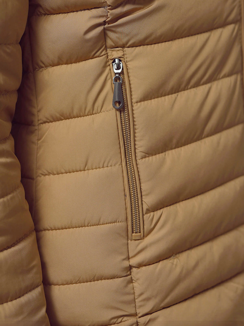 Dámska Bunda Tmavo-Béžové OZONEE JS/16M9109/84