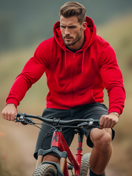 Pánska Mikina Červená OZONEE JS/2008