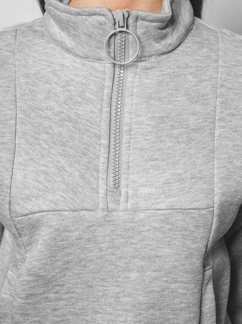 Dámska dvojdielna tepláková súprava sivý OZONEE JS/8C70/2