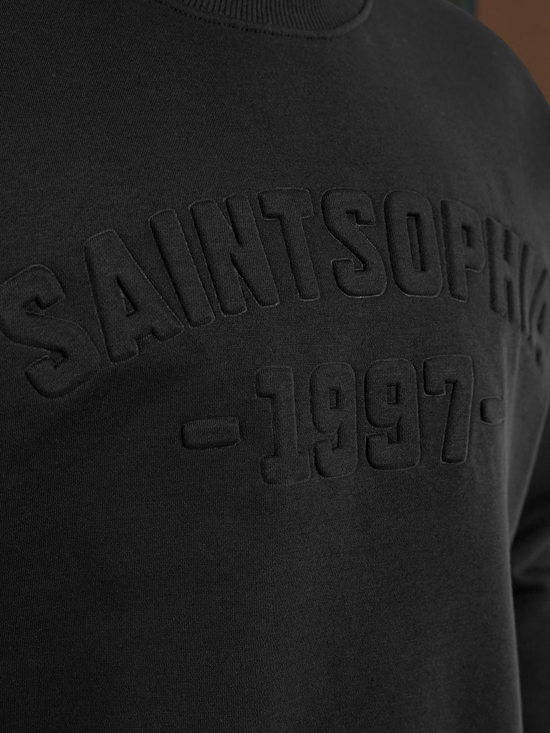 Pánska Mikina Čierna OZONEE JS/8B1953/3