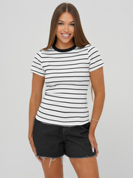 Dámske Tričko Biele OZONEE JS/96T659/1