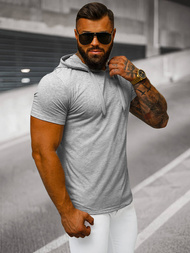 Pánske Tričko Sivý OZONEE JS/8T89/2