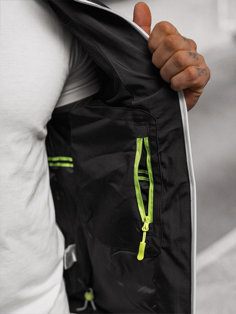 Pánska Softshell Bunda Čierna OZONEE JS/5M3105/392Z