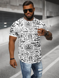 Pánske Tričko Biely OZONEE O/P1347