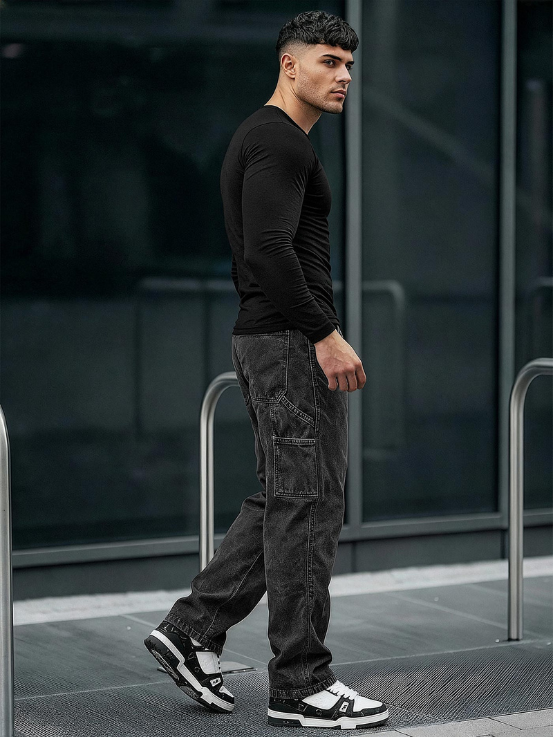 Pánske Rifle Grafitové OZONEE O/KK2828/5Z