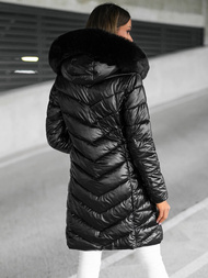 Dámska bunda čierna OZONEE JS/16M9100/392Z